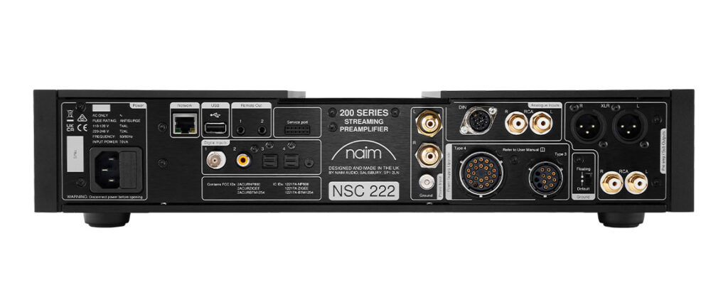 Naim NSC 222 hinten
